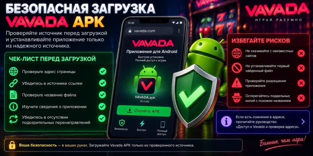 Где безопасно скачать Vavada APK на Android