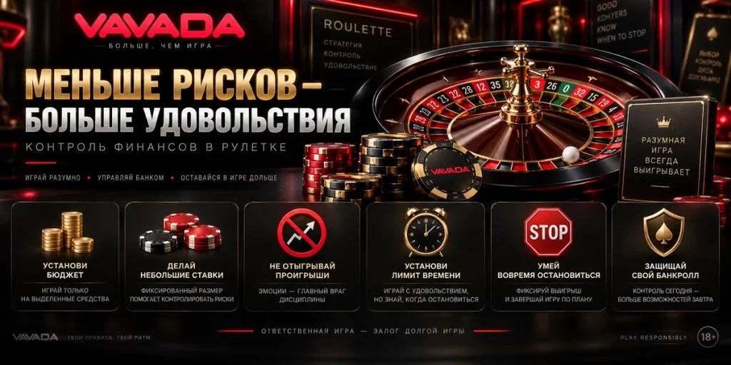 Как снизить финансовый риск в рулетке Vavada