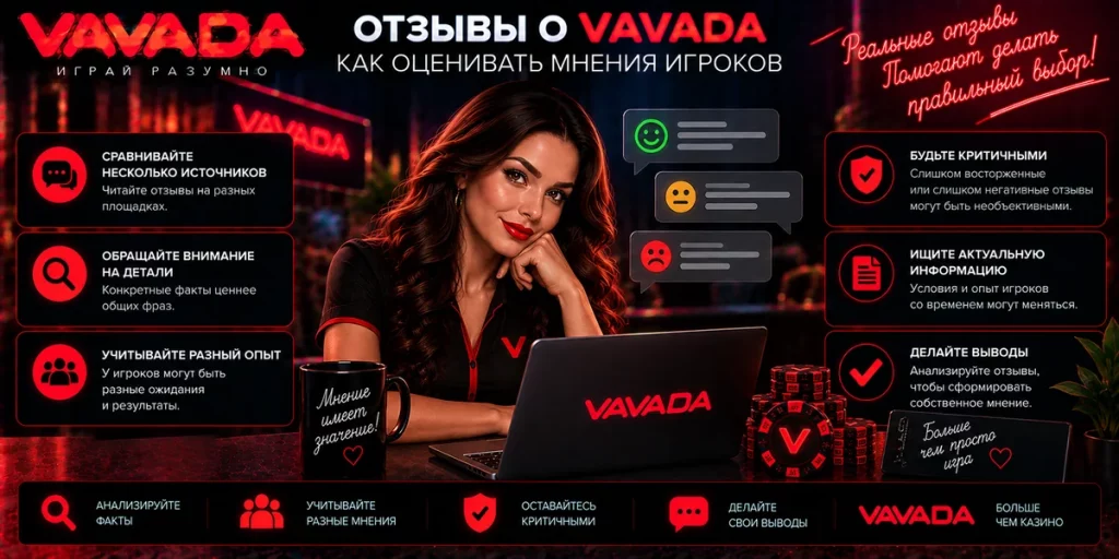 Отзывы о Vavada — как оценивать мнения игроков