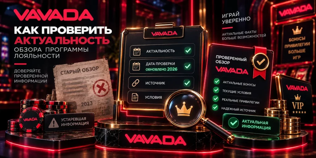 Как проверить актуальность программы лояльности Vavada и избежать устаревшей информации
