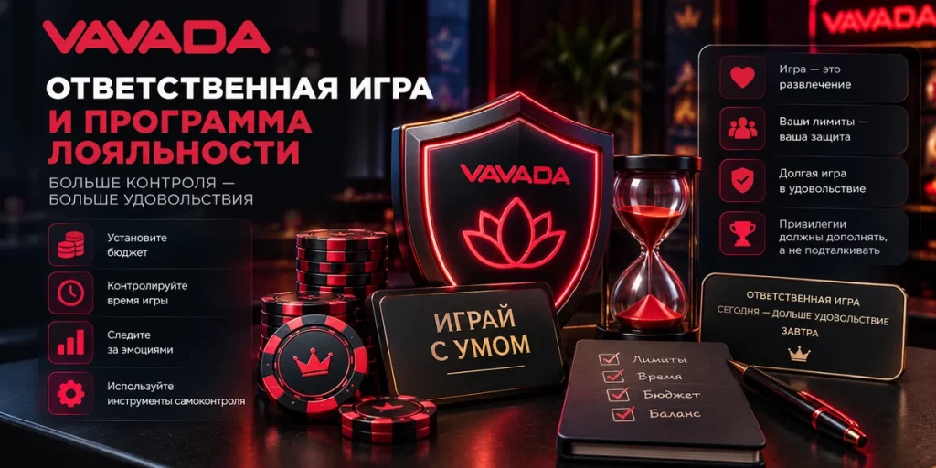 Ответственная игра и контроль расходов в программе лояльности Vavada