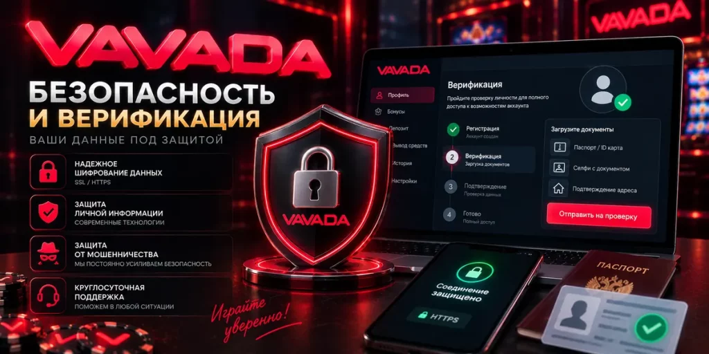 Безопасность регистрации и верификация аккаунта Vavada
