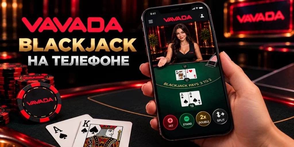 Blackjack Vavada на телефоне — мобильная версия игры