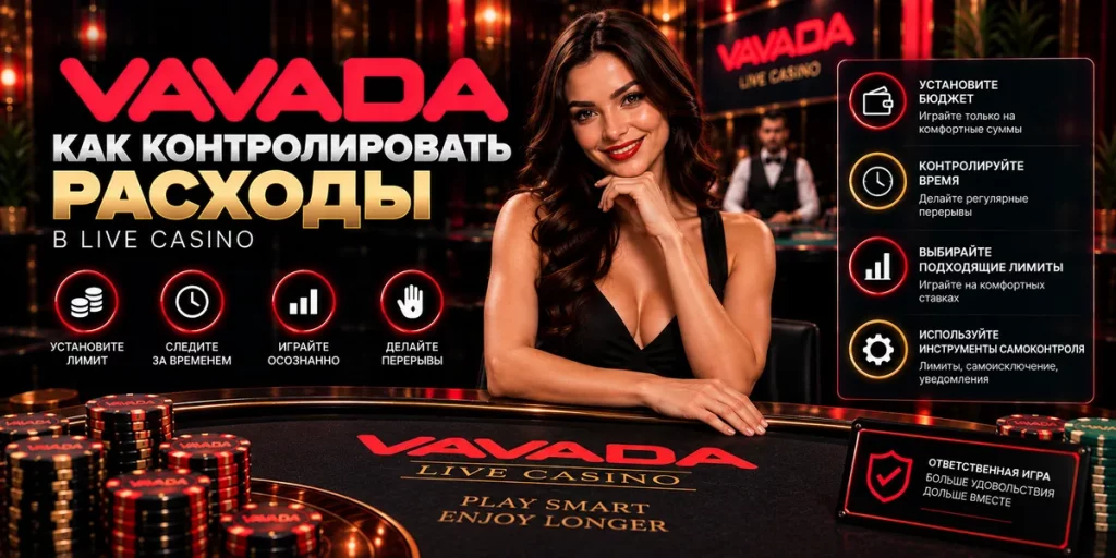 Как контролировать расходы в Live Casino Vavada — бюджет, лимиты ставок и контроль времени