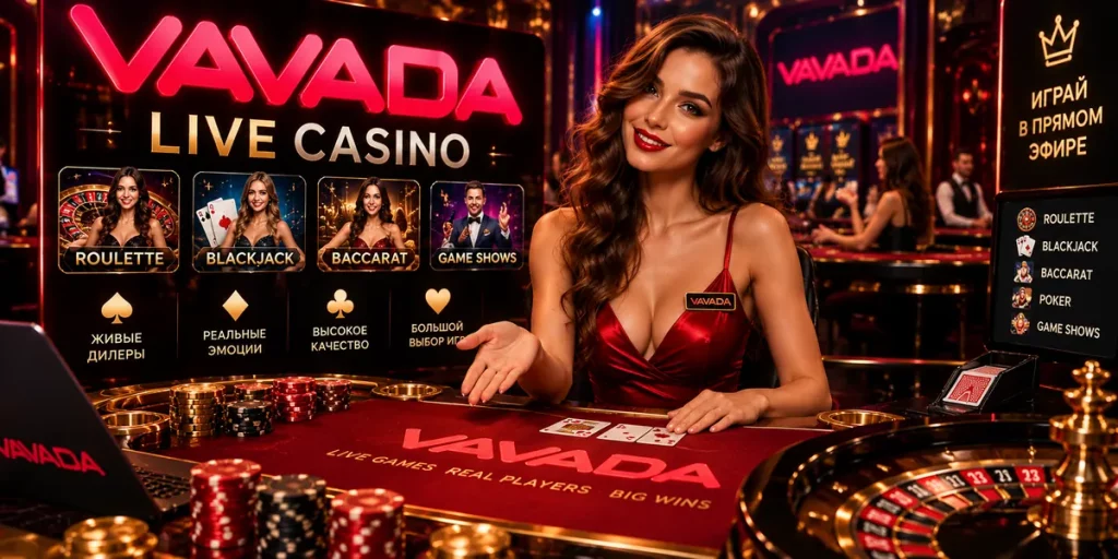 Live Casino Vavada — игры с живыми дилерами в прямом эфире