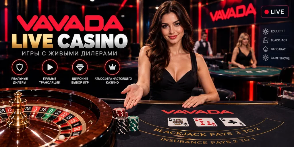 Live Casino Vavada — игры с живыми дилерами, рулетка и Blackjack