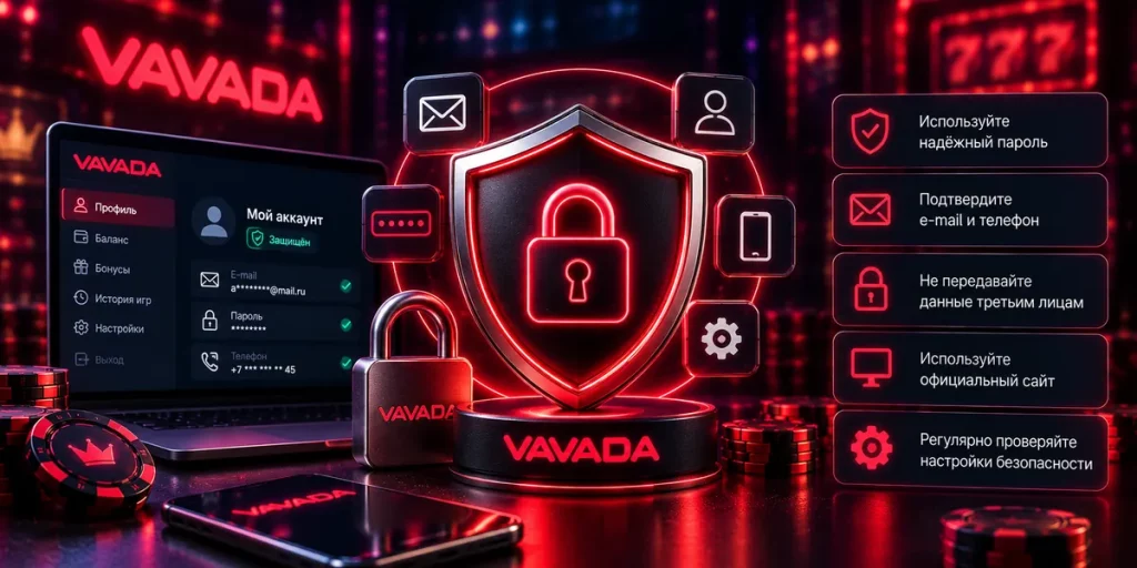 Безопасность аккаунта Vavada — защита профиля и персональных данных