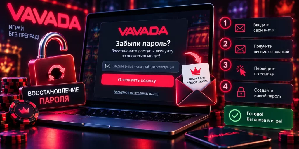 Восстановление пароля Vavada — как восстановить доступ к аккаунту