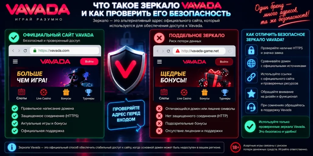 Что такое зеркало Vavada и как проверить его безопасность